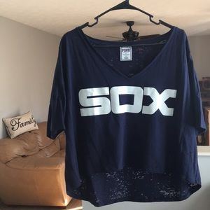 VS Pink Chicago White Sox Crop Top